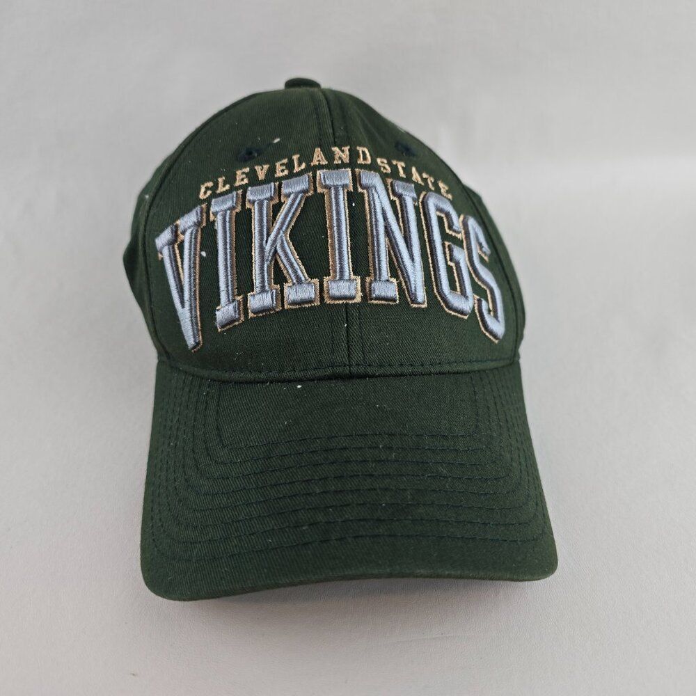 Cleveland State Vikings Hat Mens Adjustable Green Baseball Cap Zephyr Snapback